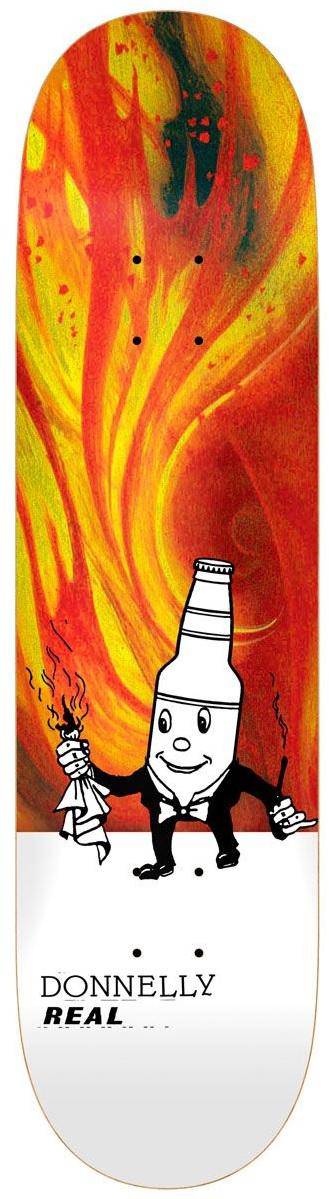 Real Donnelly Burning Dad Skate Deck in 8.5" - M I L O S P O R T