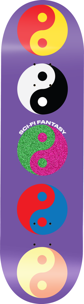 Sci-Fi Fantasy Yin Yang Skateboard Skateboard Deck - M I L O S P O R T