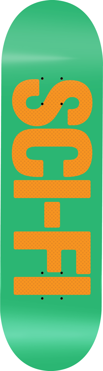 Sci-Fi Fantasy High Gloss Big Logo Skateboard Deck - M I L O S P O R T