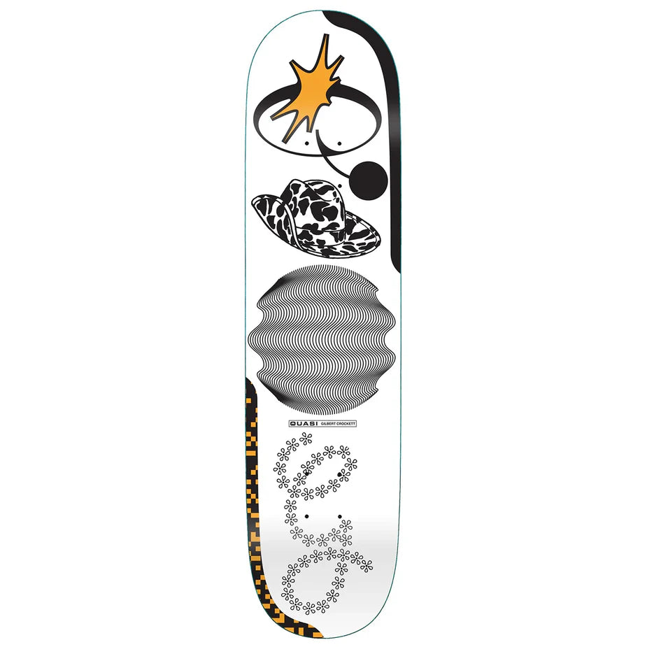 Quasi Crockett Bellyachin Skateboard Deck – 8.25”