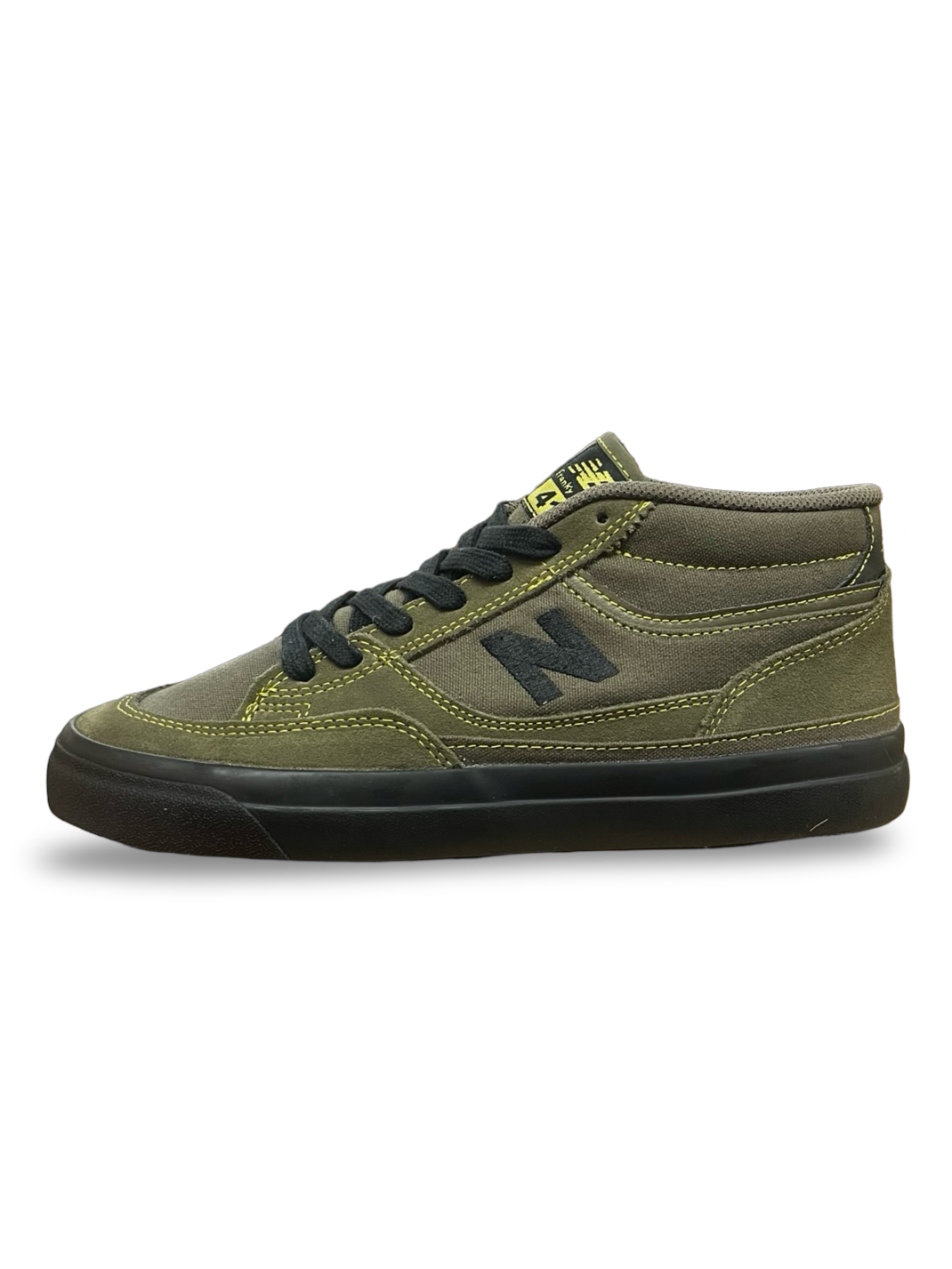 The New Balance Numeric Franky Villani 417 Shoe in Green and Black - M I L O S P O R T