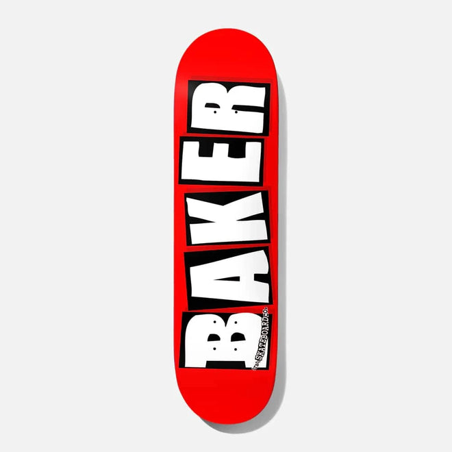 Baker Brand Logo Skateboard Deck in White - M I L O S P O R T