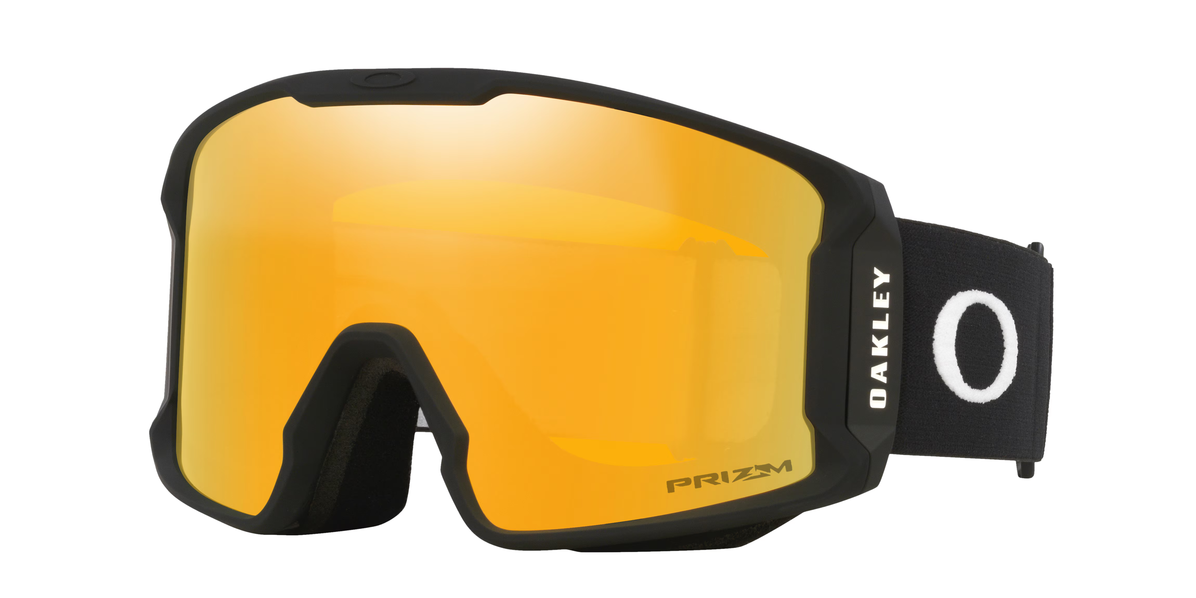 Oakley Line Miner L Snow Goggle in a Matte Black Frame with a Prizm Iridium 24k Lens
