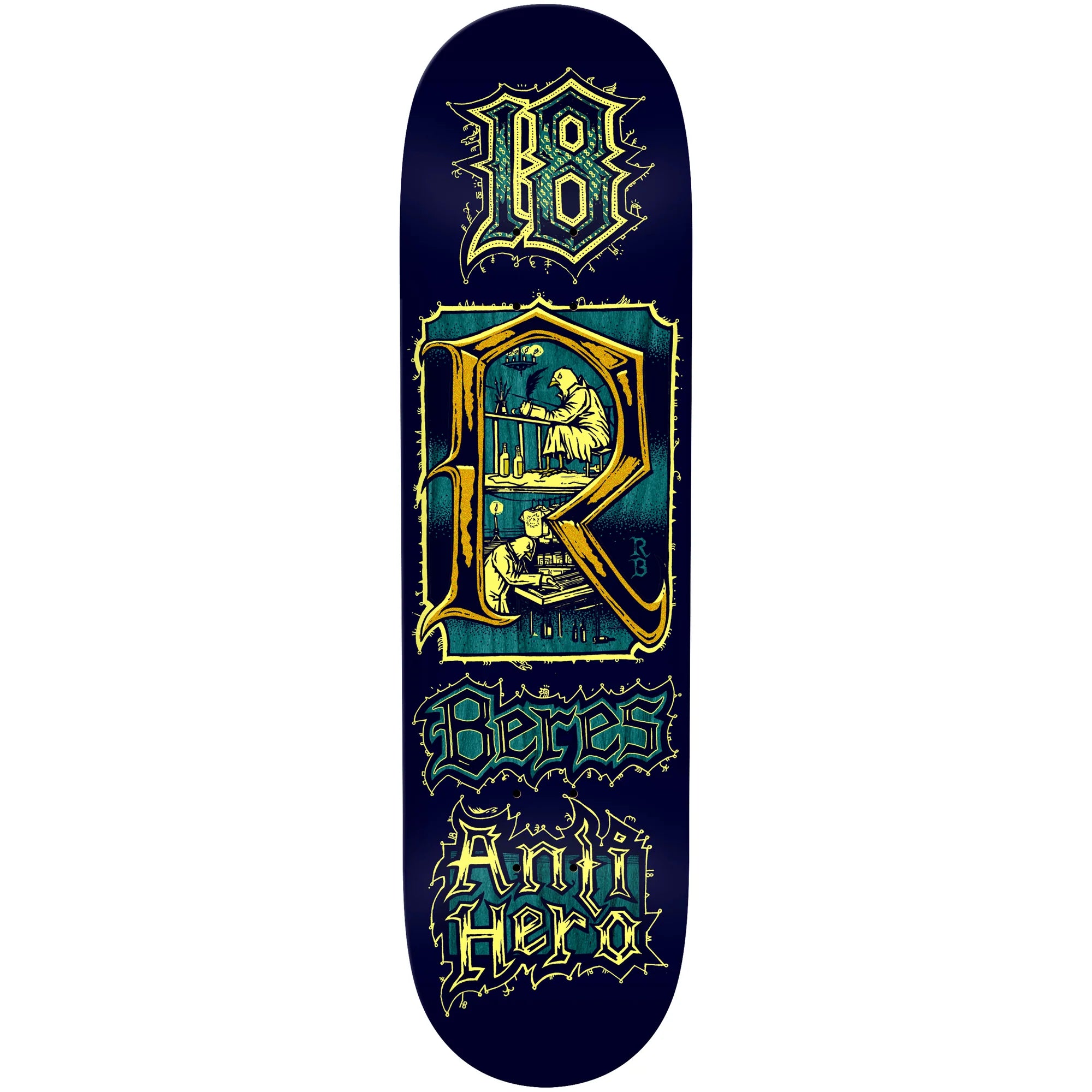 Antihero Raney Medieval Skateboard Deck in 8.5 - M I L O S P O R T