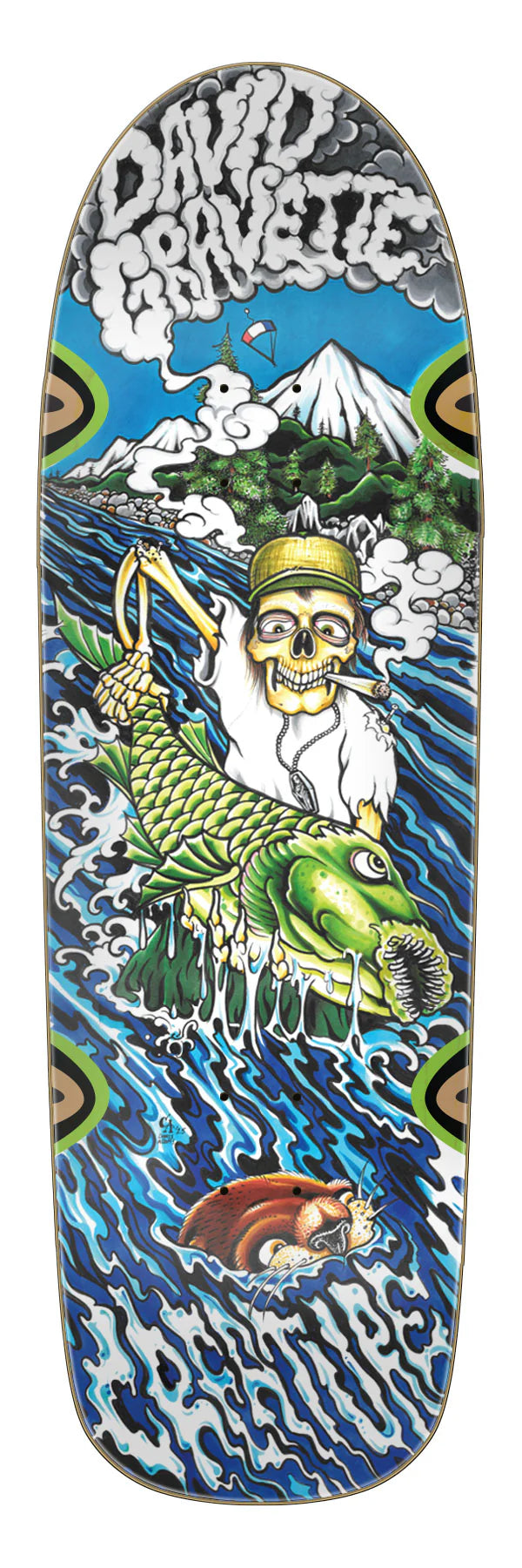 Creature Gravette Hippie Falls Pro Skateboard Deck – 9.0”