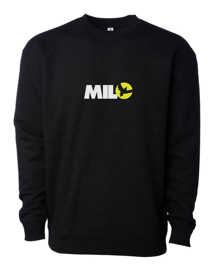 Milosport Club Crew Sweatshirt in Black and Green