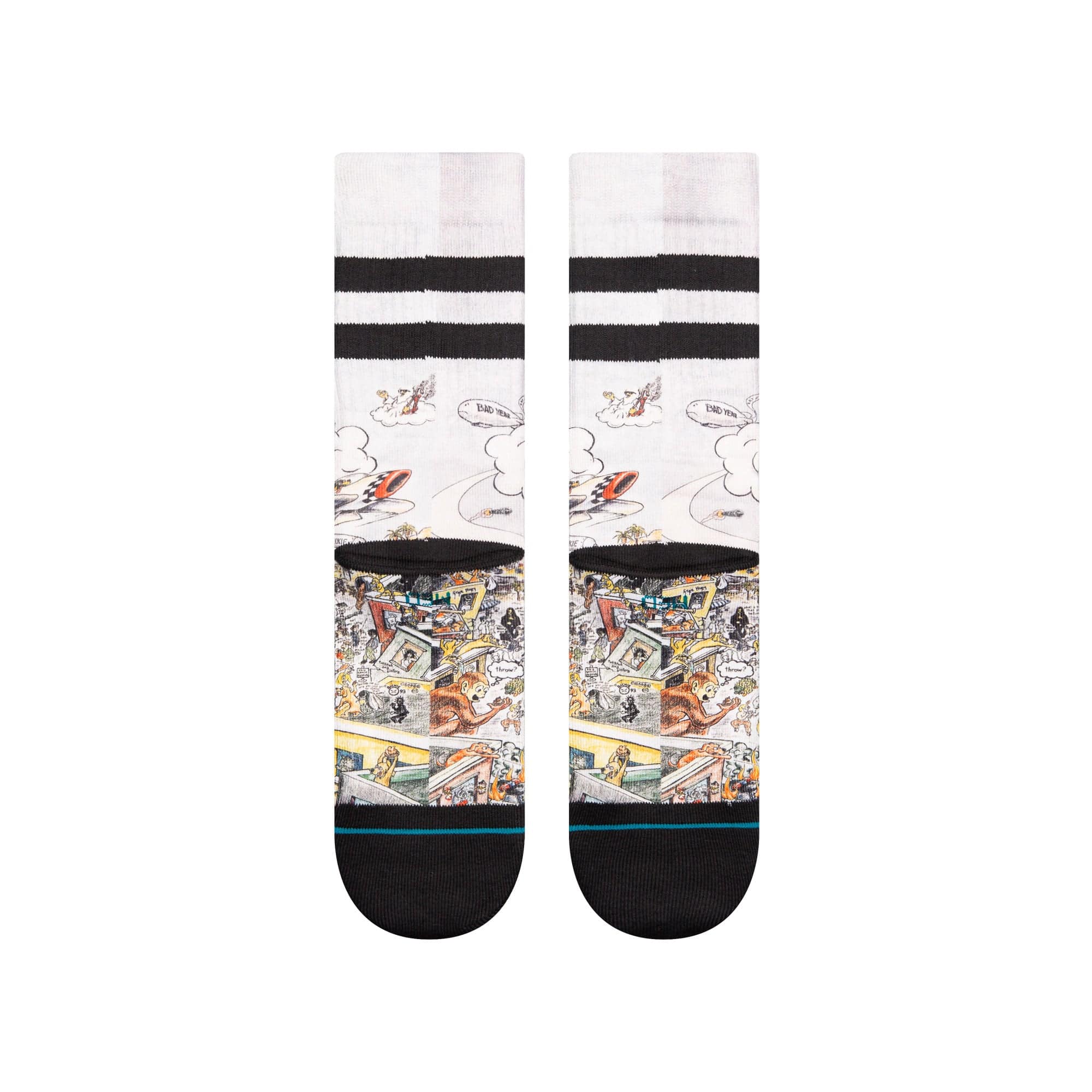 Stance Basket Case Crew Socks in Multi - M I L O S P O R T