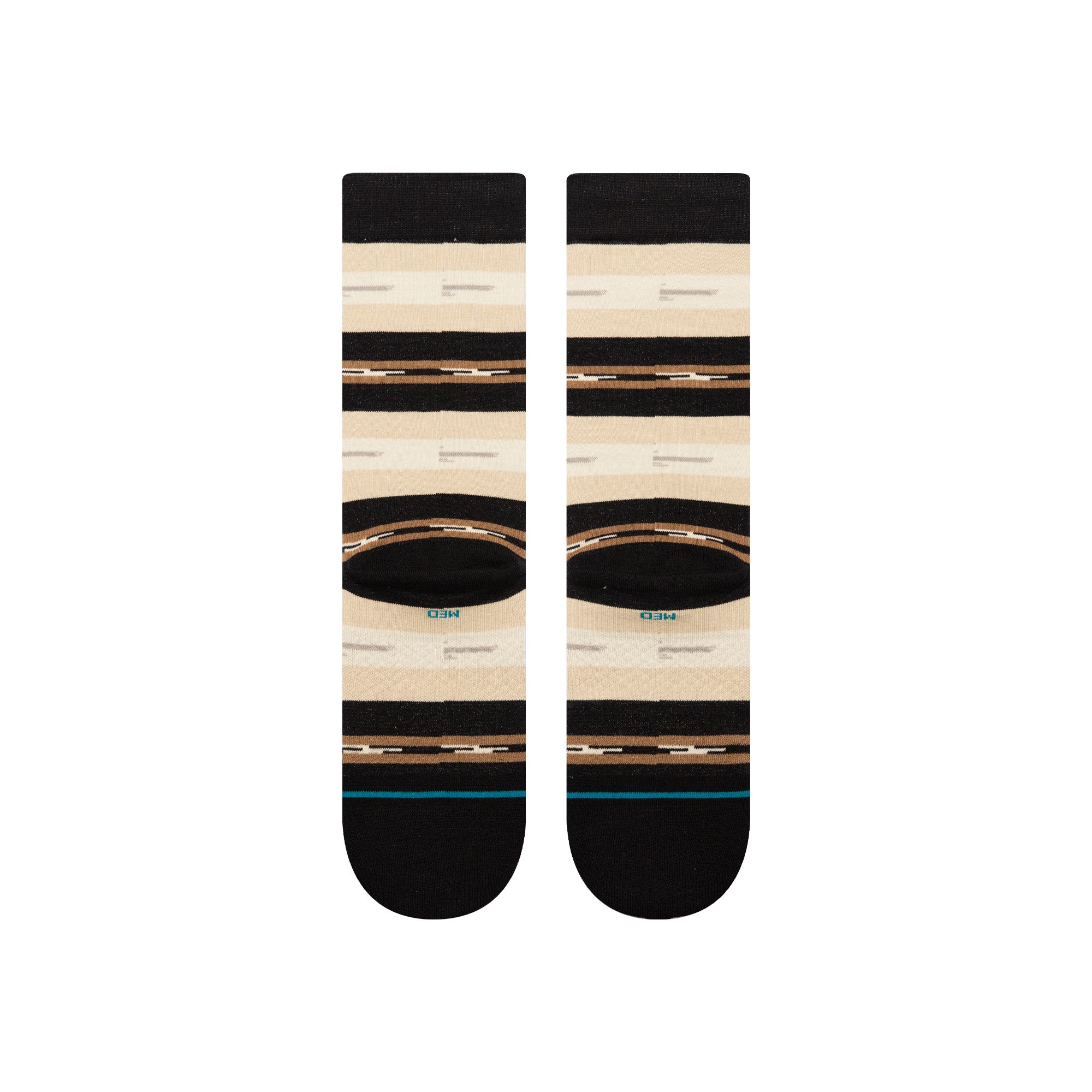 Stance Trail Bound Crew Socks in Black - M I L O S P O R T