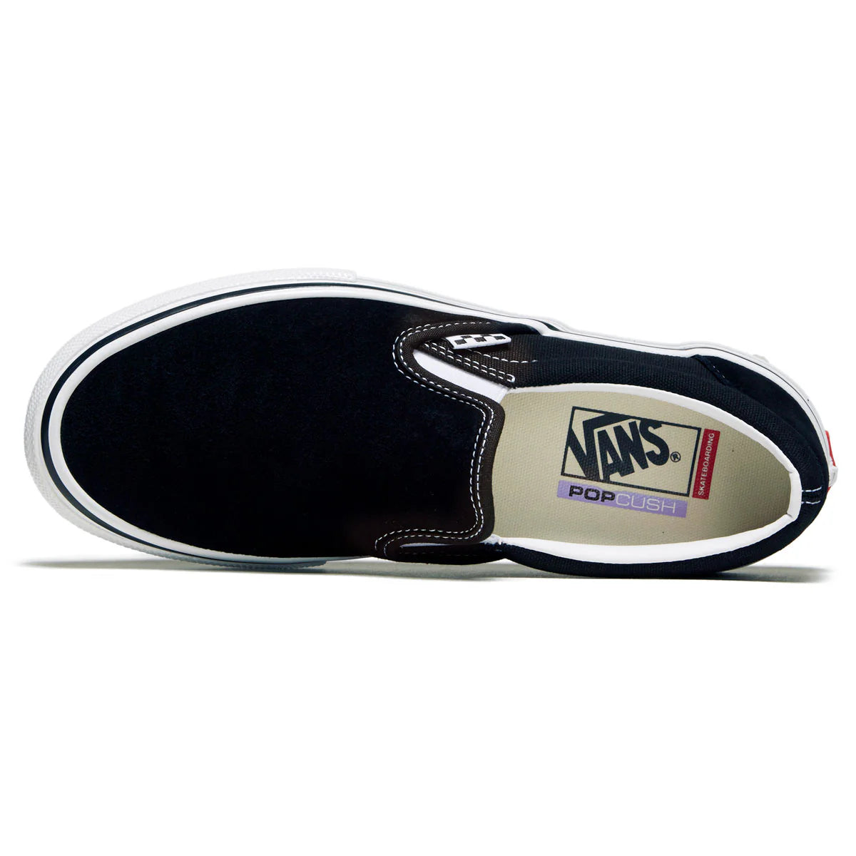 Vans Skate Slip-On Shoe in Black and White - M I L O S P O R T