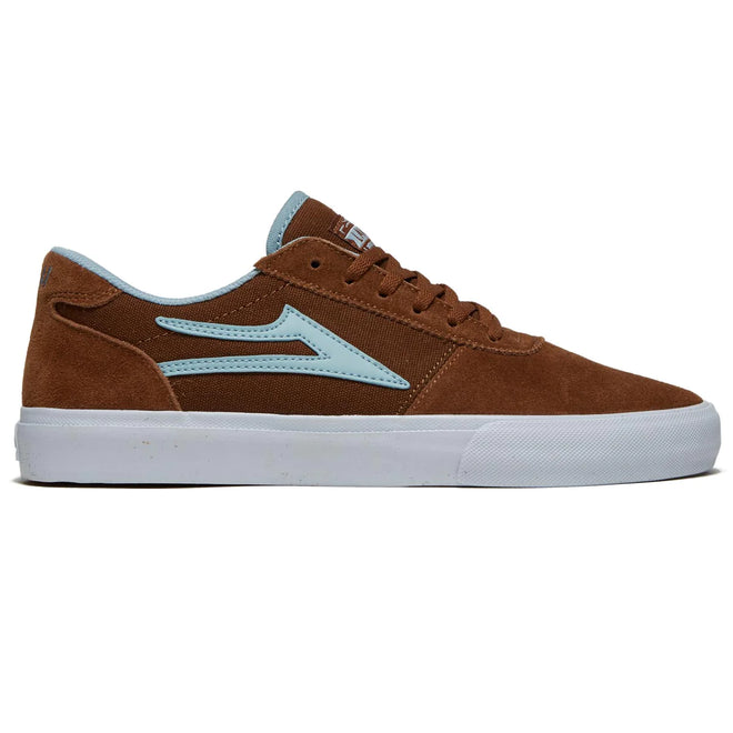 Lakai Manchester Skate Shoe in Brown Suede