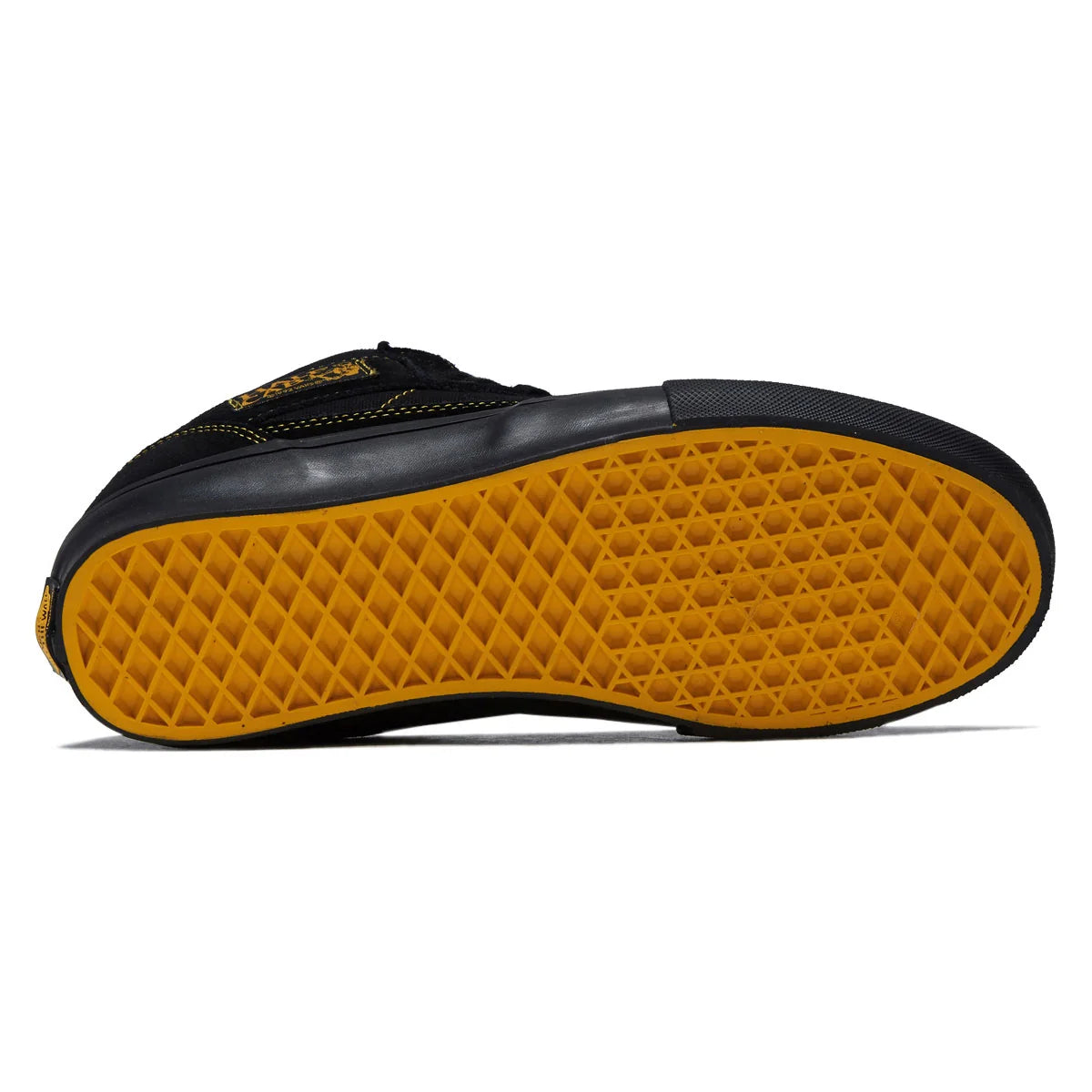 Vans Skate Half Cab Shoe in Black and Mustard