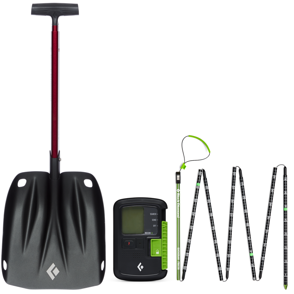 Black Diamond Bd Recon X Avy Safety Set in Black 2024 - M I L O S P O R T