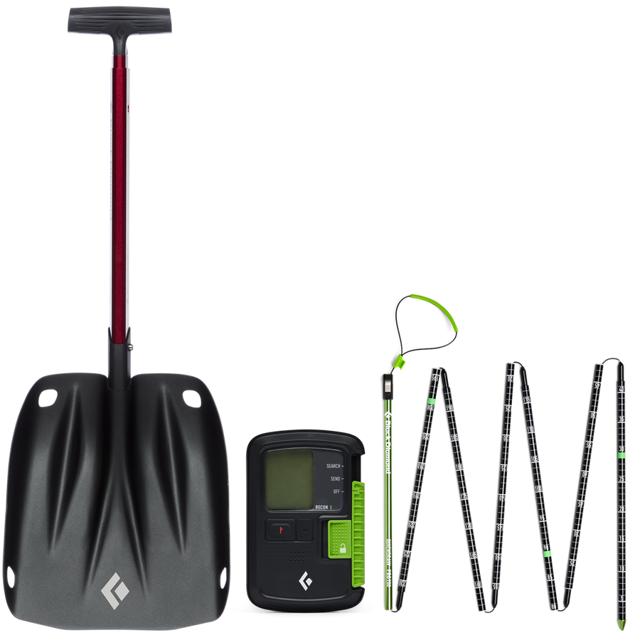 Black Diamond Bd Recon X Avy Safety Set in Black 2024