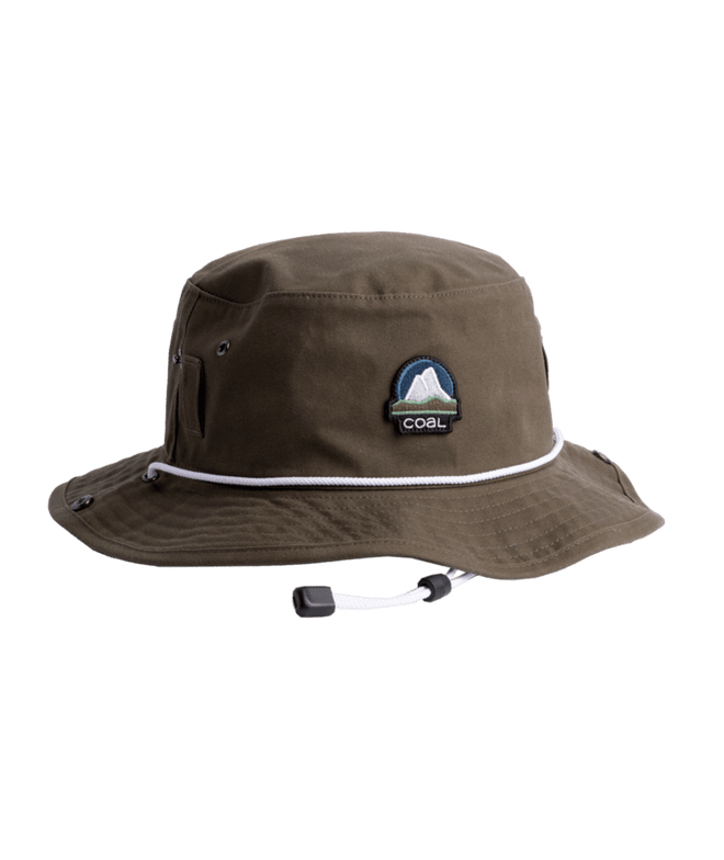 Coal Seymour Hat in Olive - M I L O S P O R T
