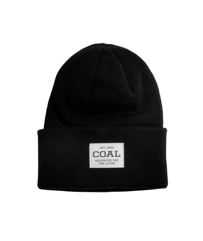 Coal Uniform Beanie in Black - M I L O S P O R T