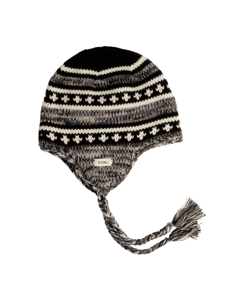 Coal Dori Beanie 2027, unisex knit hat in black, featuring a cozy design and Dori detailing, ideal for cold weather.