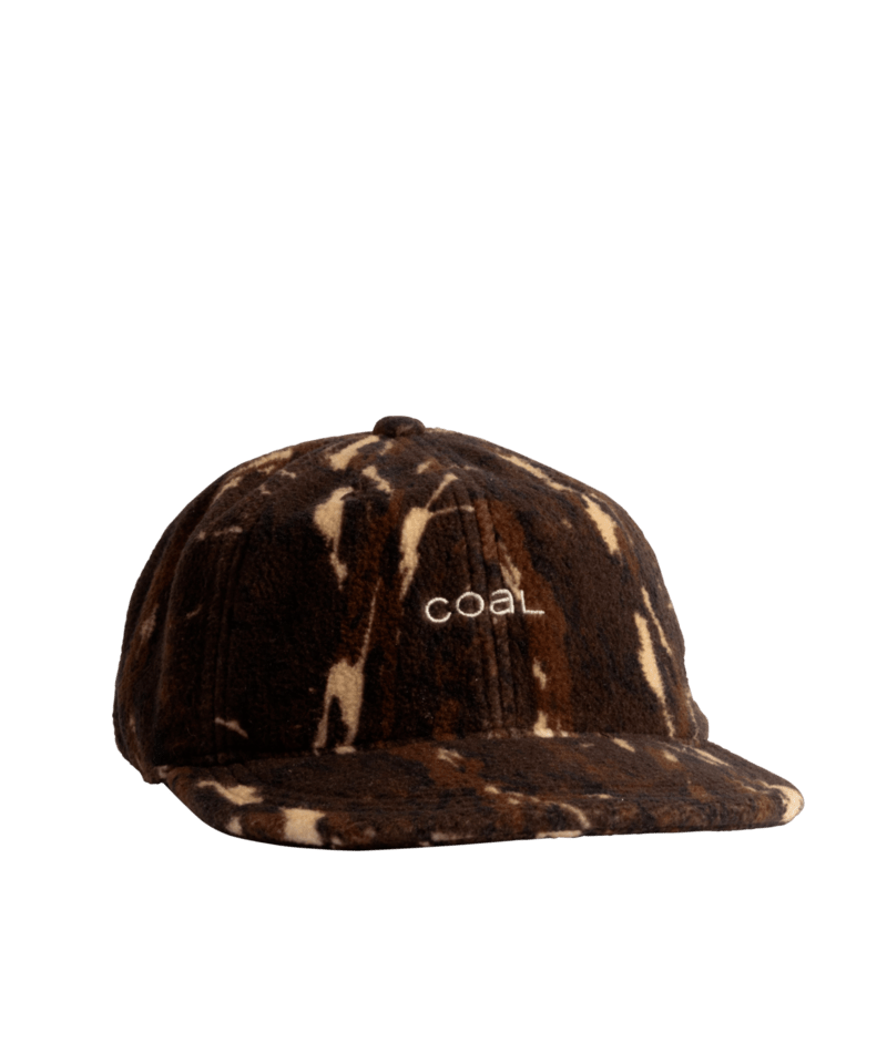 Coal Evergreen fleece cap for men and women, soft fleece material, stylish winter accessory in forest green color.