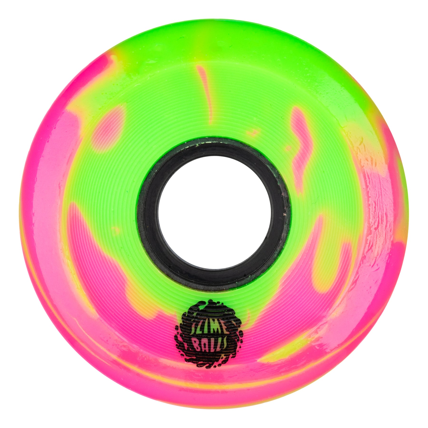 Slime Balls Jay Howell Og Slime Pink and Green Swirl Skate Wheels - M I L O S P O R T