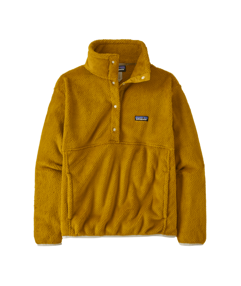 Patagonia Womens Re Tool Half Snap Fleece Pullover 2024 in Cosmic Gold - M I L O S P O R T