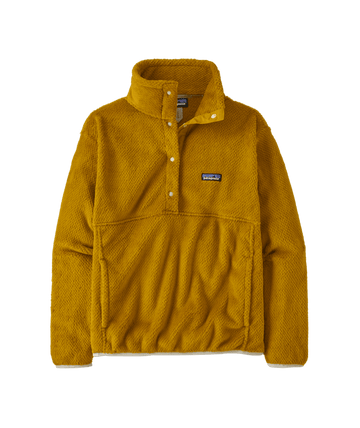 Patagonia Womens Re Tool Half Snap Fleece Pullover 2024 in Cosmic Gold
