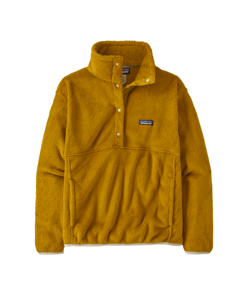 Patagonia Womens Re Tool Half Snap Fleece Pullover 2024 in Cosmic Gold