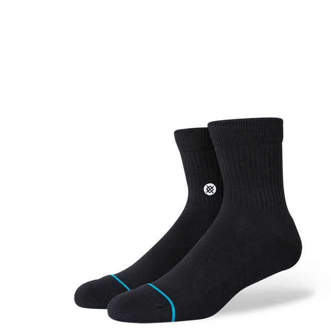 Stance Icon Quarter Socks in Black - M I L O S P O R T
