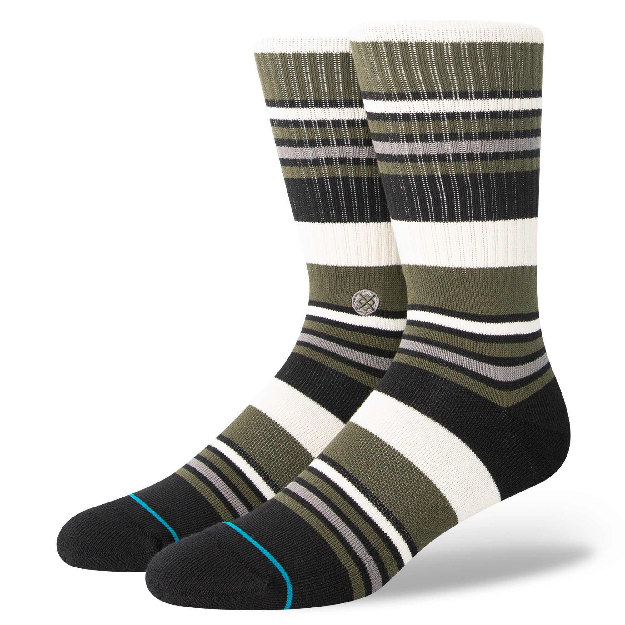 Stance Mossy Sock in Dark Green - M I L O S P O R T