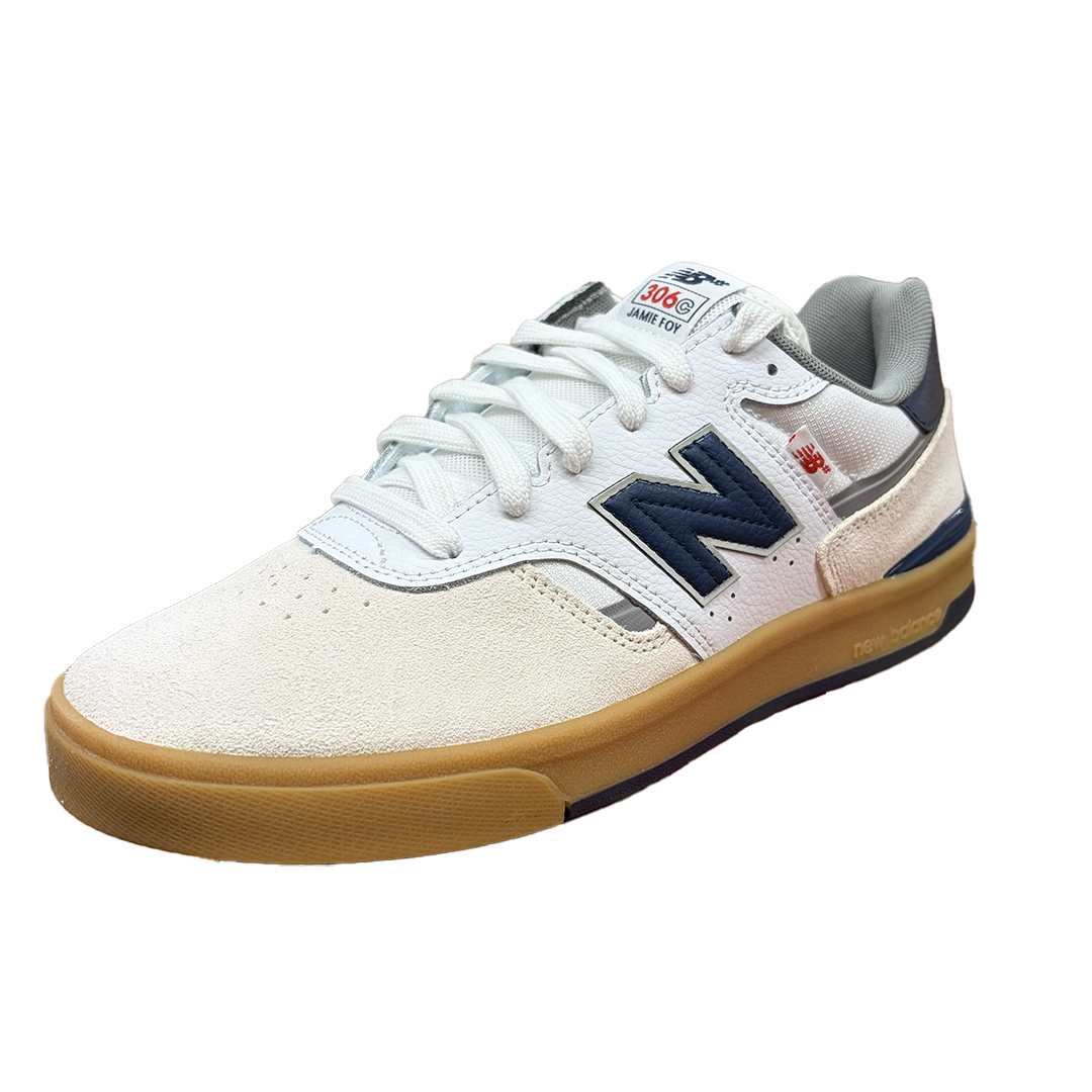 New Balance Numeric Jamie Foy 306 Cup Skate Shoe – White/Blue