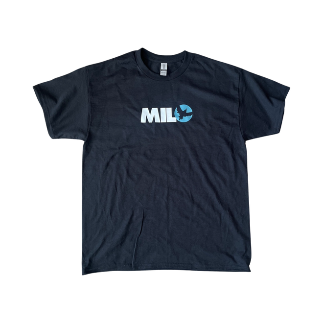 Milosport Audio Tee Shirt in Black and Teal - M I L O S P O R T