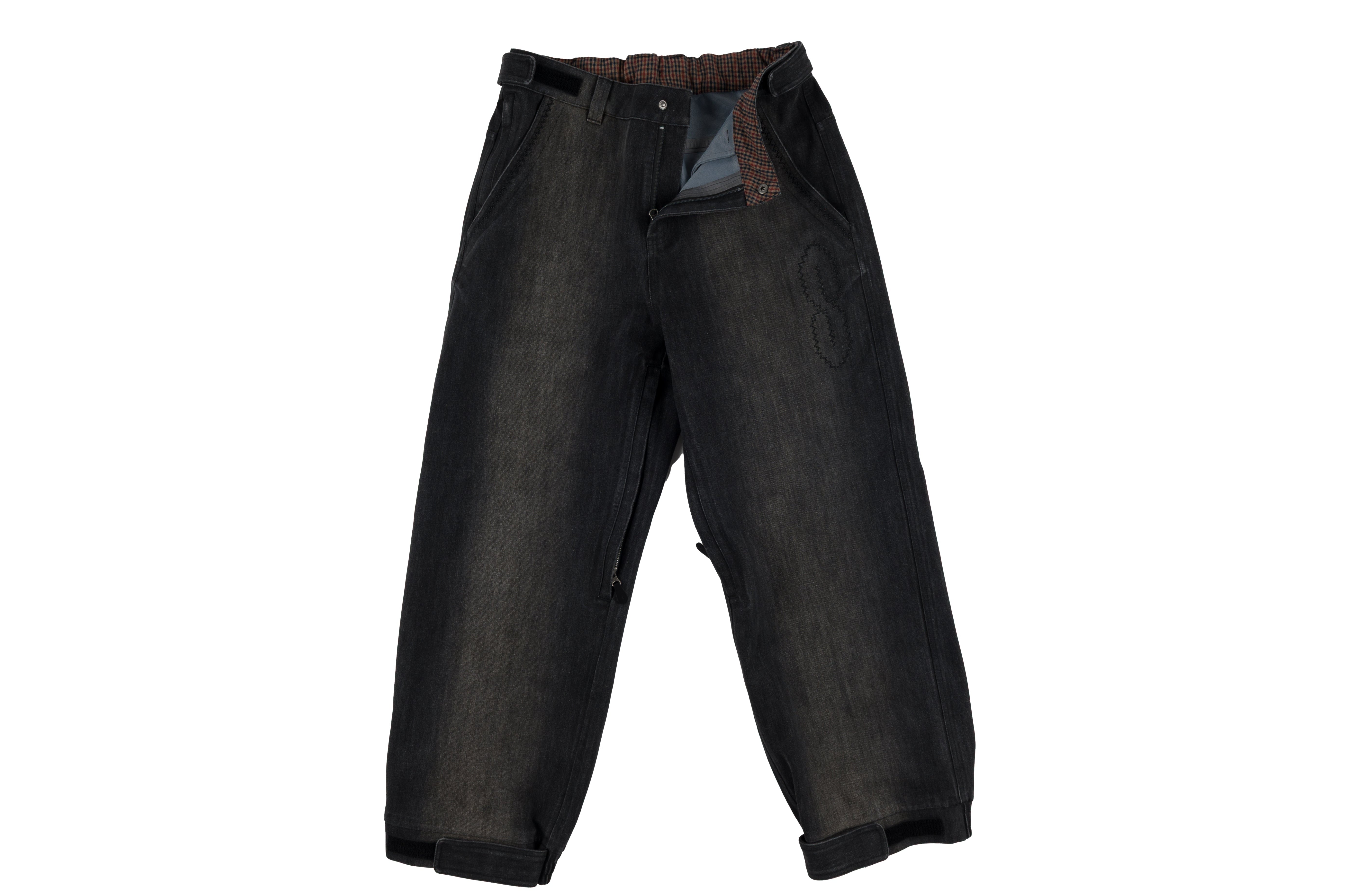 Souvenir 3 Ply Denim Pant for men and women, stylish blue 3-ply denim with classic fit, shown in catalog image.