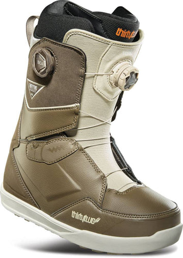 32 (Thirty Two) Lashed Double Boa Crab Grab Snowboard Boots in Brown and Tan 2024