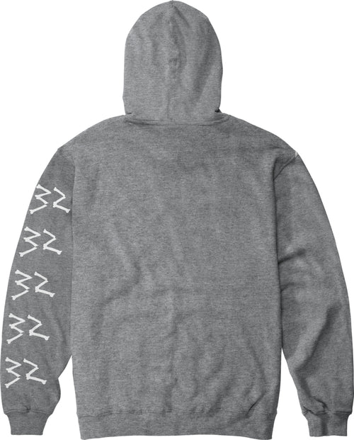 32 (Thirty Two) Bonecrusher Hooded Sweatshirt in Grey and Heather 2024 - M I L O S P O R T