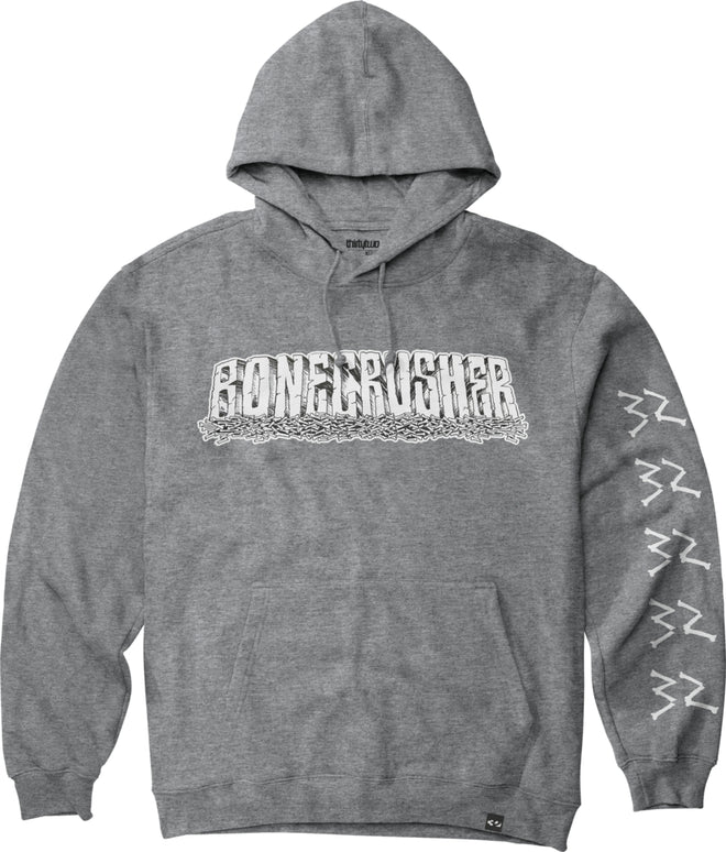 32 (Thirty Two) Bonecrusher Hooded Sweatshirt in Grey and Heather 2024