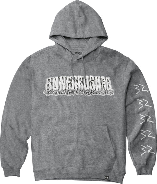 32 (Thirty Two) Bonecrusher Hooded Sweatshirt in Grey and Heather 2024 - M I L O S P O R T