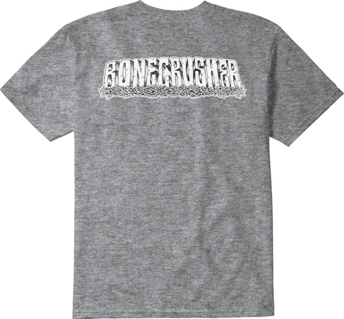 32 (Thirty Two) Bonecrusher Short Sleeve T Shirt in Grey and Heather 2024 - M I L O S P O R T