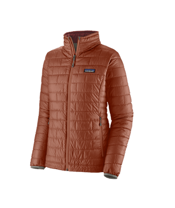 Patagonia Womens Nano Puff Jacket 2024 in Burl Red