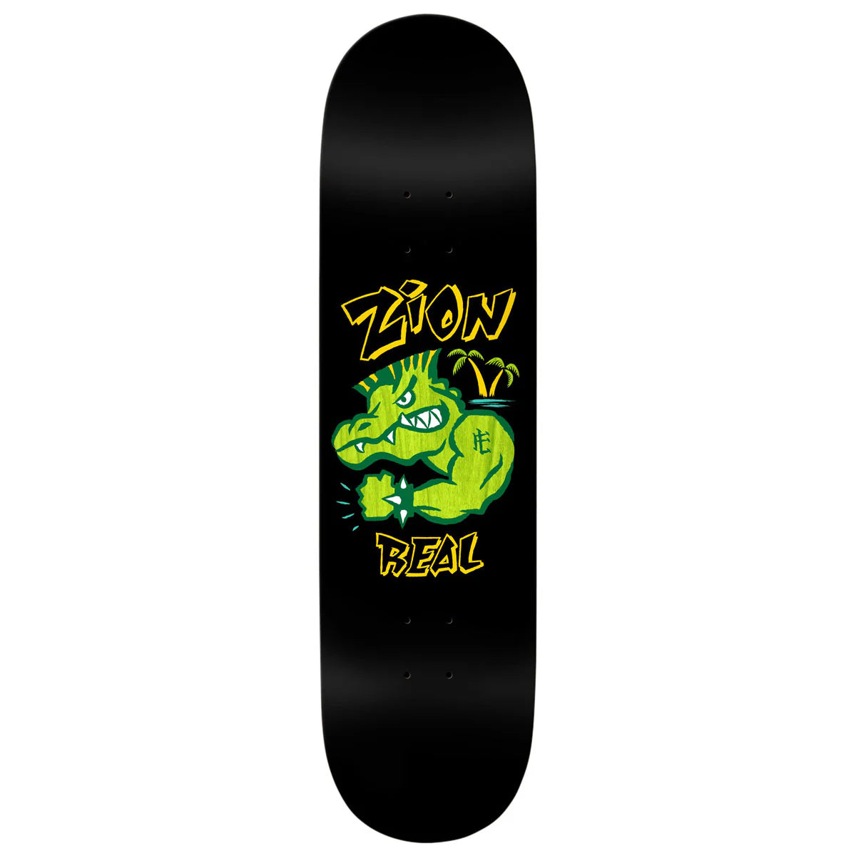 Real Zion Bad Gator Heavyweight Skateboard Deck – 8.5”