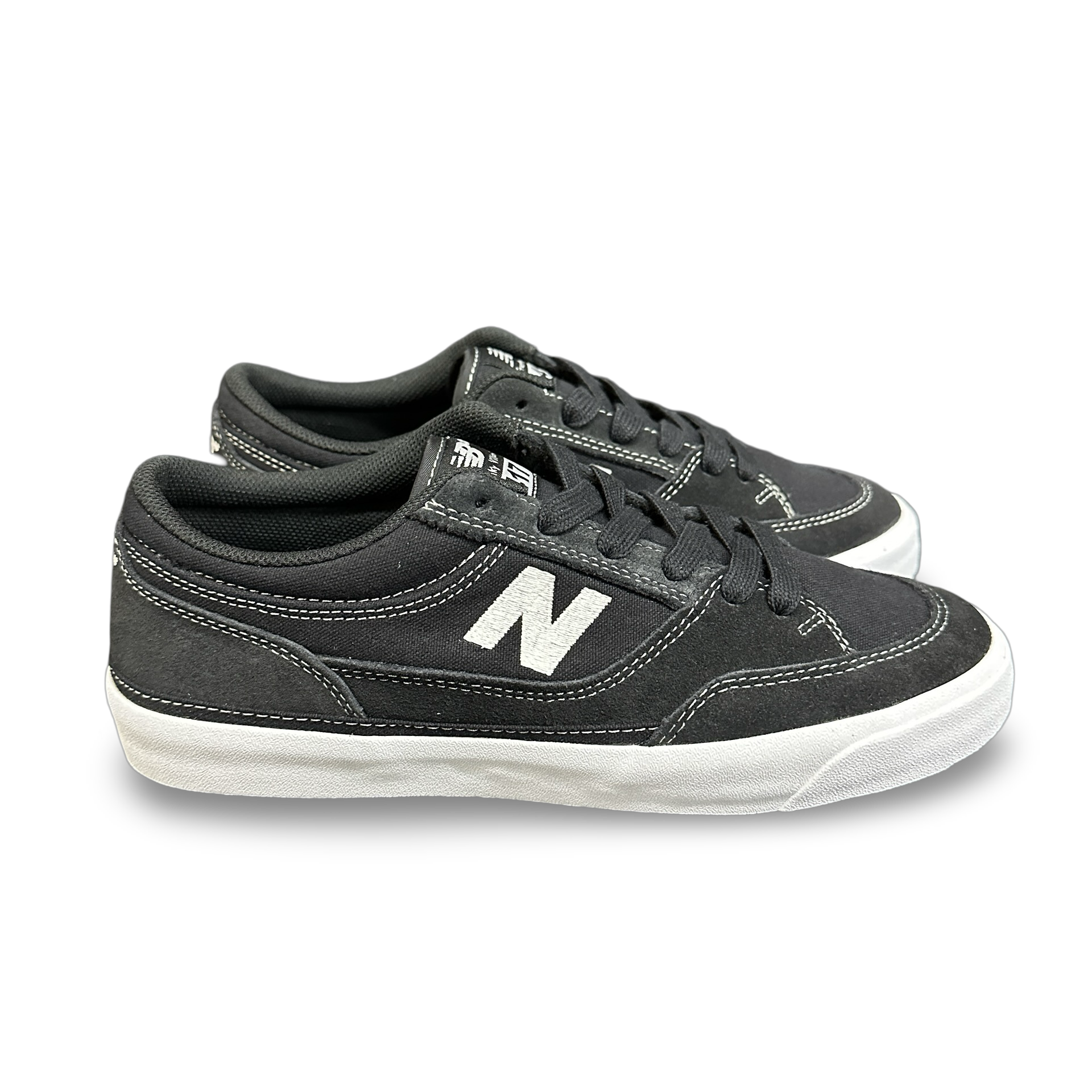New Balance Numeric Franky Villani 417 Low Shoe in Black and White