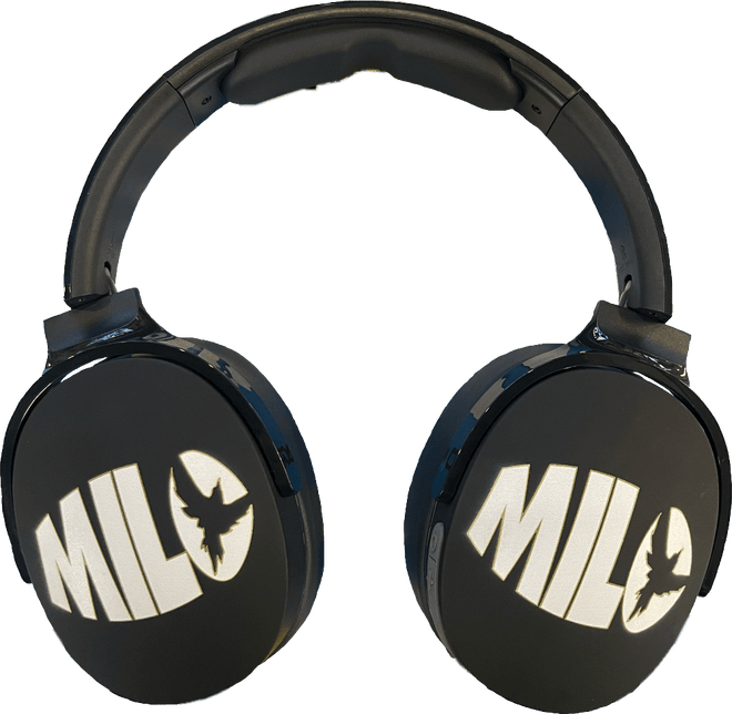 Skullcandy x Milosport Hesh Wireless Headphones in Black and Gold