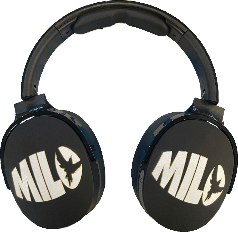 Milosprt Skullcandy x Milosport Hesh Wireless Headphones in Black and Gold