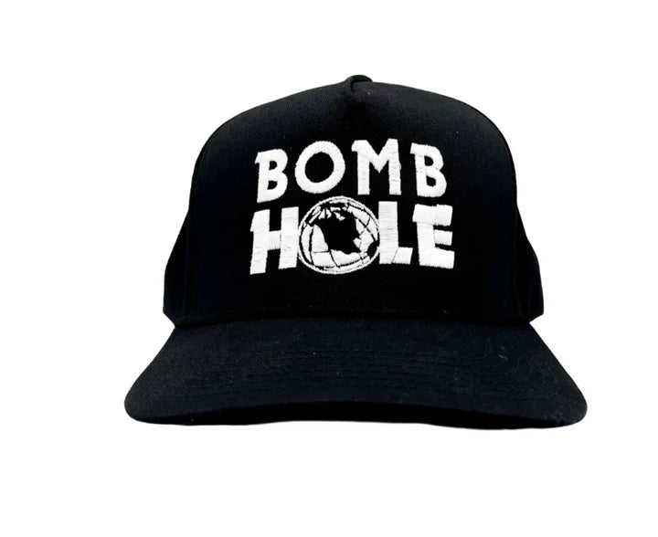 The Bomb Hole Waynes Snap Back Hat in Black - M I L O S P O R T