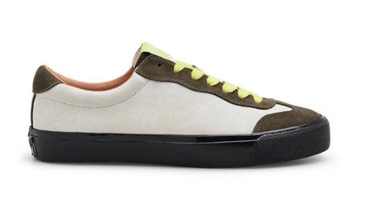 Last Resort AB VM 004 Milic Lo Suede Skate Shoe in Olive Cream and Black