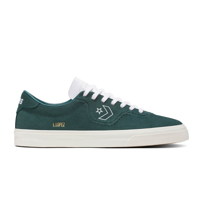 Converse Louie Lopez Pro in Dragonscale Green and White