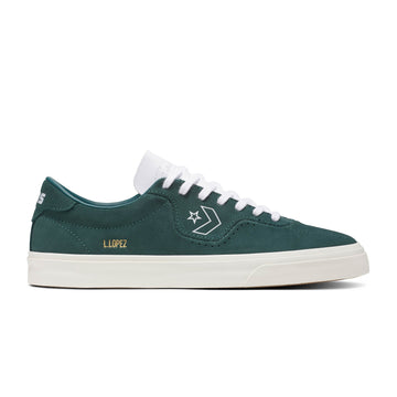 Converse Louie Lopez Pro in Dragonscale Green and White