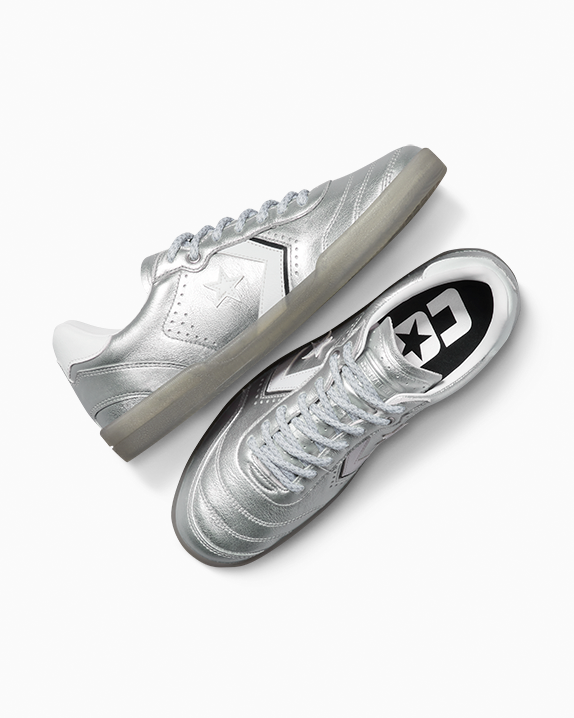 Converse Louie Lopez Pro 2 Ox in Silver White and Black - M I L O S P O R T