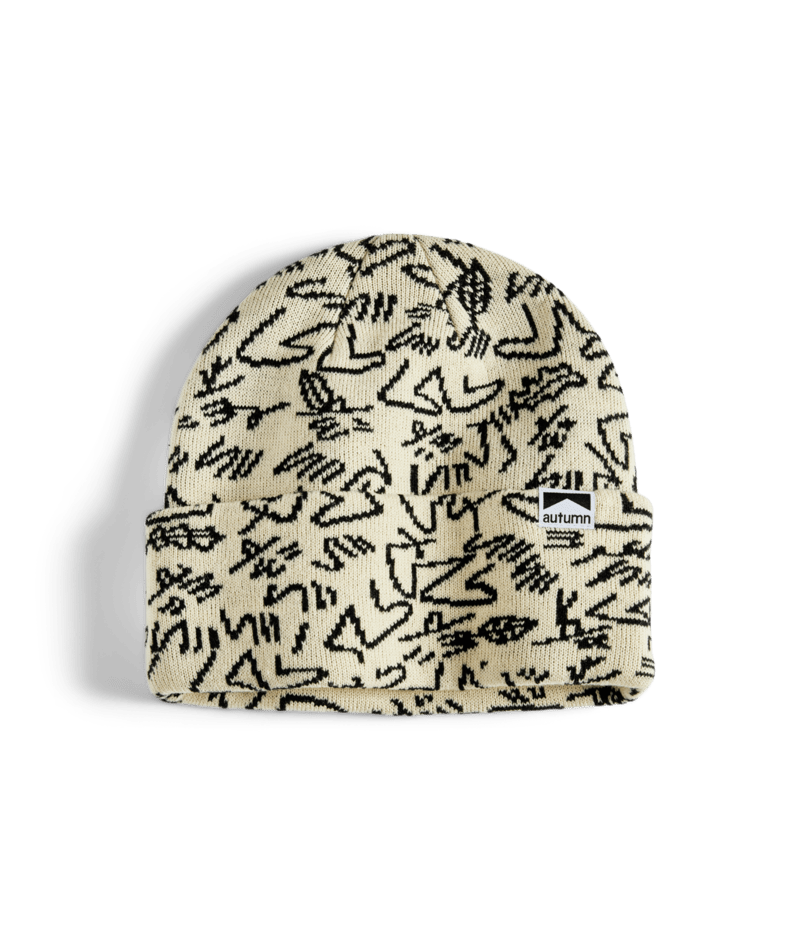 Autumn Surplus Gus Camo Beanie in Natural 2025 - M I L O S P O R T