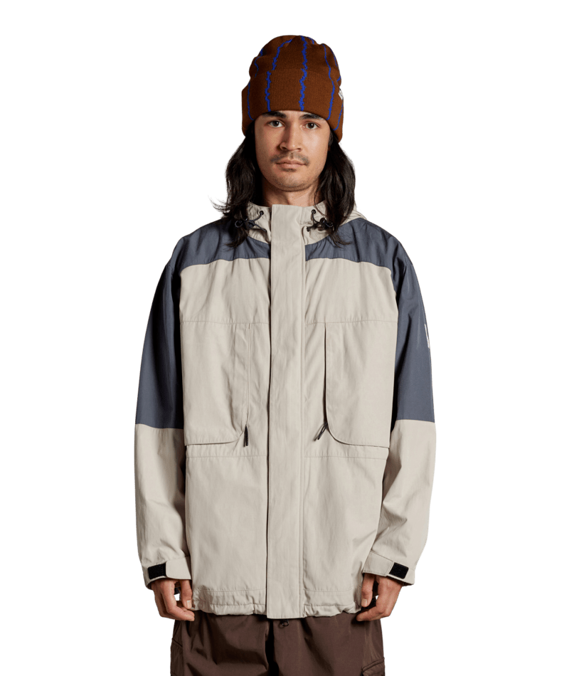Autumn Field Jacket in Natural and Charcoal 2025 - M I L O S P O R T