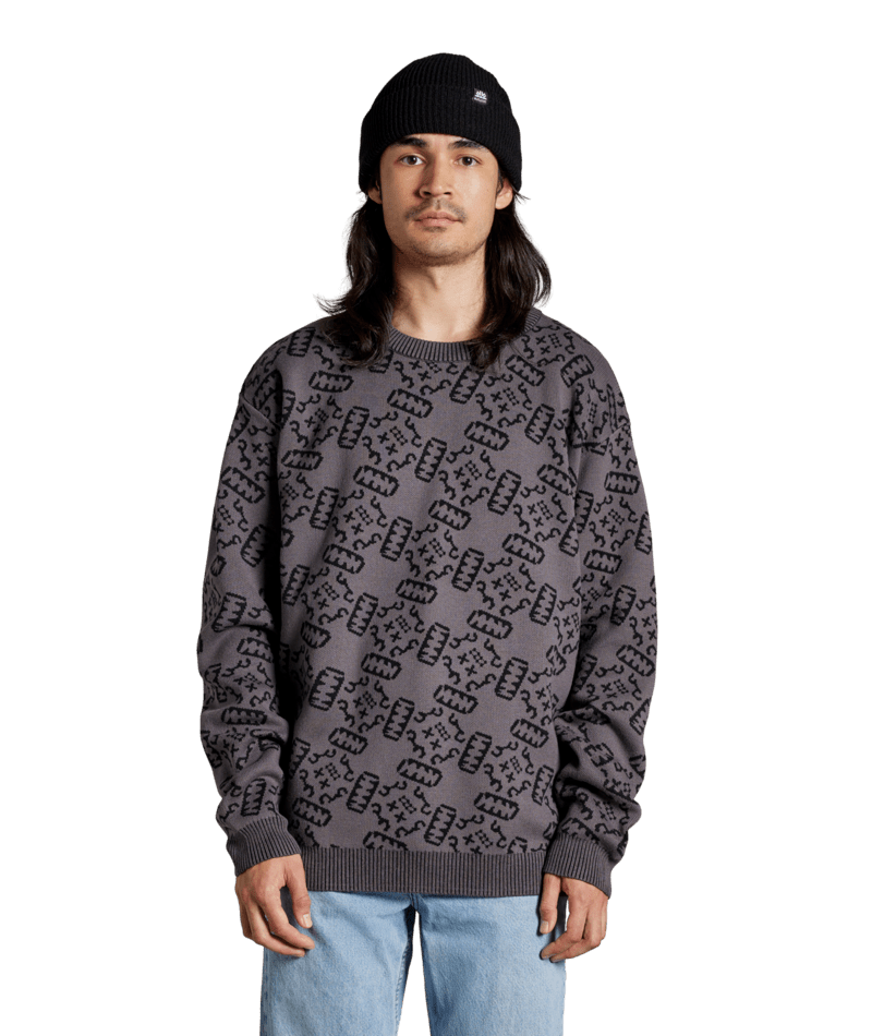 Autumn Jefe Sweater in Charcoal 2025 - M I L O S P O R T