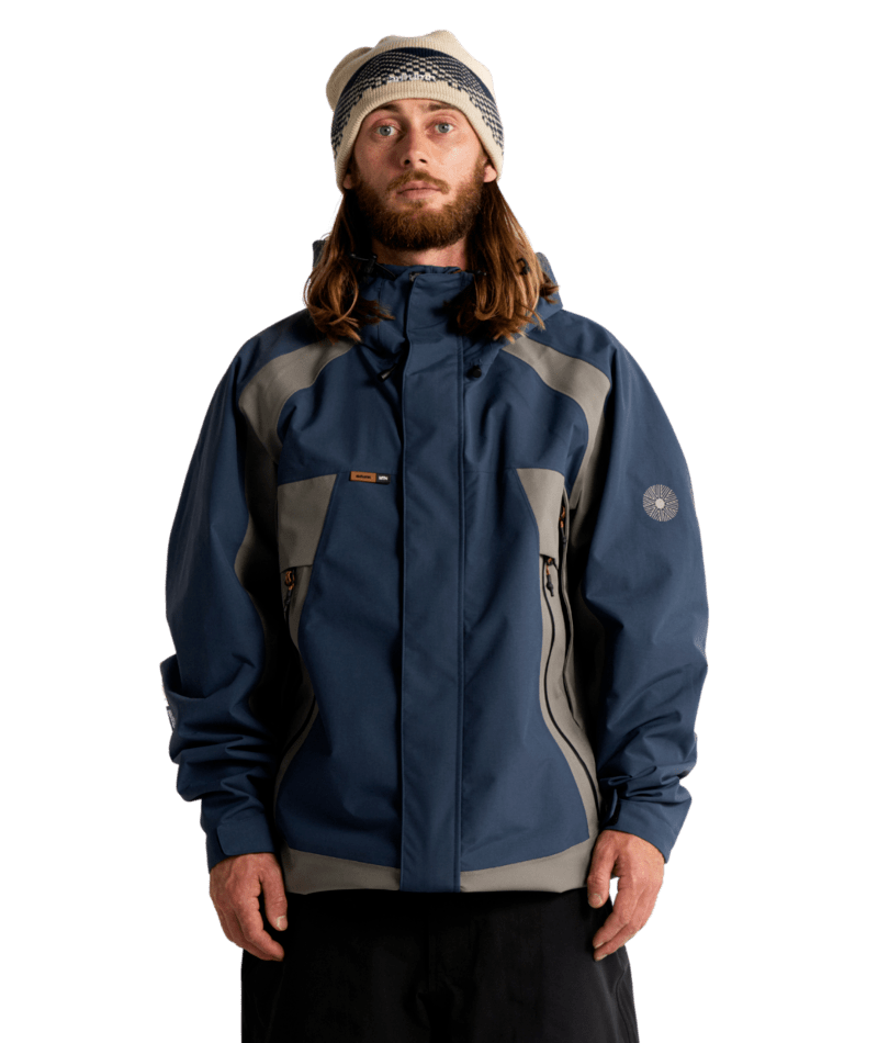 Autumn Crest 3L snow jacket in men's and women's styles, featuring waterproof fabric and insulated design for winter outdoor activities.