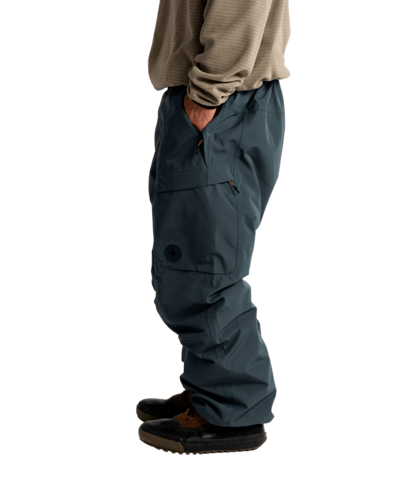 Autumn Storage Snow Pants for men and women, featuring waterproof fabric and multiple pockets for outdoor winter activities.